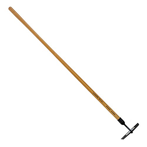 FOREST HILL Weed Foe Hardened and Tempered Spring Steel, Solid Ash Wood Handle Hoe (Crop, 2.75 x 8-inch) - Thumbnail 3