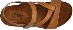 EuroSoft Women's Gianetta Sandal, Luggage, 6