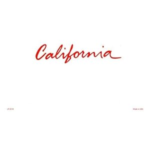 LP 2219 California State Background Blanks Flat Automotive License