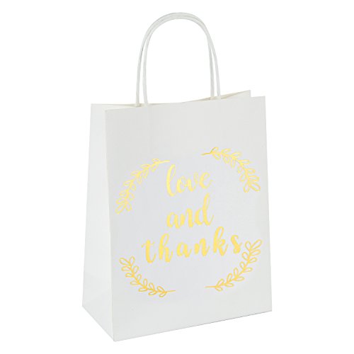 image for LaRibbons Medium Size Gift Bags - Gold Foil