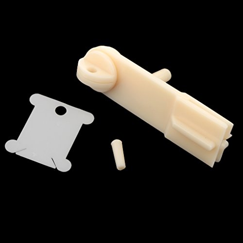 Dovewill Knitting Yarn Fiber Wool Thread Winder Hand Operated Winding Tools with 30 Pieces Plastic Bobbin - Thumbnail 3