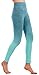 RUNNING GIRL Ombre Yoga Leggings Compatible for Nike Seamless Power Stretch High Waisted Yoga Pants for Women(2015,Green,S/M)