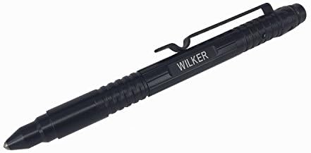 Wilker LED Flashlight Tactical Pen with Glass Breaker Survival Aircraft Aluminum Self Defense Pen