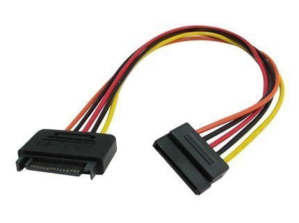 Cg 12 inch sata 15pin power extension cable # gc12amf