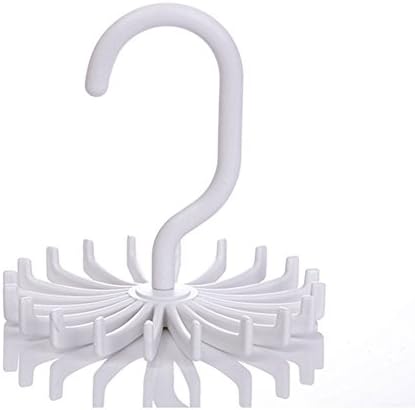 DOOR Rotating Twirl Tie Rack Adjustable,Keep Your Tie &amp; Scarves Neatly Organized ,4 Pack (1pack)
