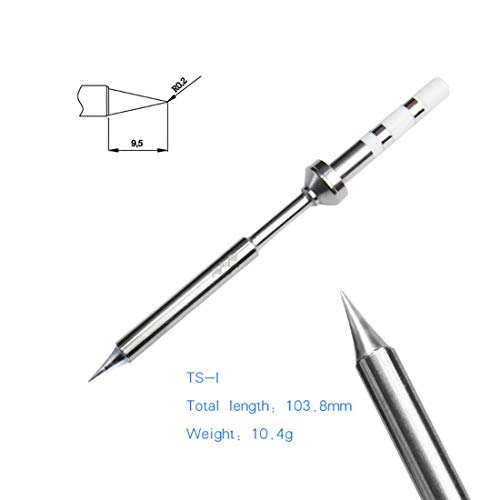NovelLife Original TS I Soldering Iron Tip Replacement Bit Internal Heating Ceramic Heater for TS100 Mini Digital Soldering Iron (TS-I)