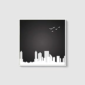 Framed Canvas Wall Art for Living Room, Bedroom Abstract Trees Canvas Prints for Home Decoration Ready to Hang - 16x16 inches