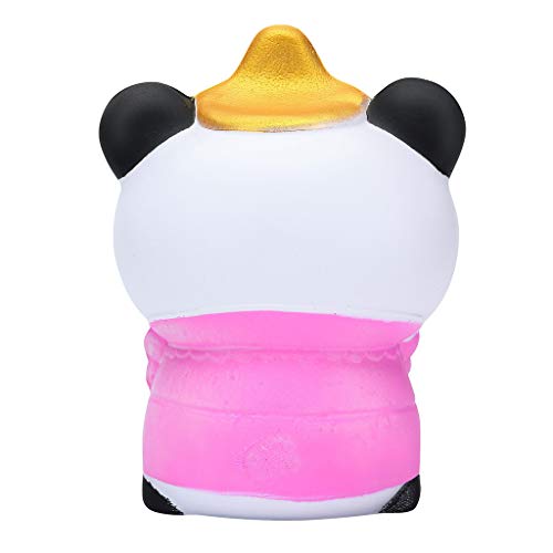 Mikilon Slow Rising Toy, Squishies Doctor Panda Kawaii Cream Scented Slow Rising Stress Relief Toy (A)