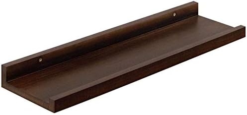 Amazon Com Dark Walnut Handmade Wall Mount Long Shelf Modern Bedroom Black Floating Shelves For Wall Real Pine Wooden Single Shelf For Dining Room Light Wood Mounted Ledge For Bathroom Storage 22 X6 X1 8 Kitchen