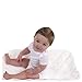 Sealy Baby 2-PACK Multi-Use Waterproof Fleece Liner Pads for Changing Table, Washable and Reusable, Infant Toddler and Newborn Burp Cloth, 18' X 27' - White