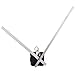 Mudder High Torque Quartz Clock Movement Mechanism Motor with 250 mm/ 9.8 inches Long Straight Hands (Silvery)