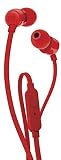 JBL T110 In-Ear Headphones with Mic (Red)