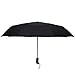 Mysuntown Windproof Auto Open Close Travel Umbrella Fiberglass Reinforced 8-Rib Umbrella