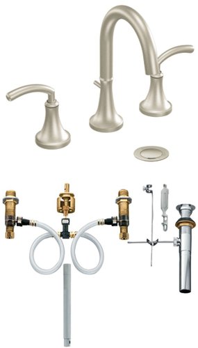 Buy Moen Ts6520bn 9000 Icon Two Handle High Arc Bathroom Faucet