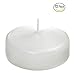 Royal Imports White Floating Candles 2” - Made in USA Pack of 72 Unscented Dripless Wax Discs - 5 Hour Burn Time - for Centerpieces, Weddings, Events, Home Décor