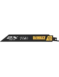 DeWalt accesorios dwa4188 8 en 14 18tpi 2 x metal Recip bld-5pk