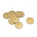 100 Brass Round 5/8 Inch Metal Stamping Blanks 16mm Diameter Circle Brass Discs