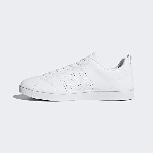 adidas Men's Vs Advantage Cl Sneaker, White/White/White, 9 M US