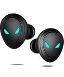 FITVII Bluetooth 5.0 Wireless Earbuds with Charging Case for iPhone and Android Smartphones, 50H Cyclic Playtim