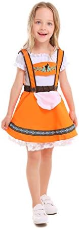 YuStar Kids German Oktoberfest Traditional Beer Festival Party Dress Bavarian Halloween Cosplay Costume