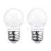 B2ocled LED Light Bulb,3W（25 Watt Equivalent） A15 Lamp Warm White 2700K Non-Dimmable, E26/E27 Base for Home Lighting Decorative, CRI90+, 240-Lumen, 2-Pack primary