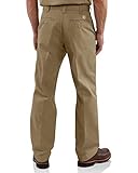 Carhartt Men's Blended Twill Work Chino,Khaki,36 x 30