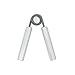 xFitness Metal Hand Gripper The Best Grip, Forearm & Finger Exerciser | Singer Gripper in 5 Colors, Resistance Level from 50 lbs. to 350 lbs. with Redefined Ergonomic Knurling (Silver, 100 LBS)