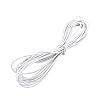 10 meter sterk elastisch bungee-touw, schokkoord, stretchkoord, om zelf sieraden te maken (wit)