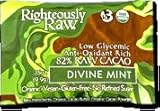 RIGHTEOUSLY RAW ORGANIC CHOCOLATE DIVINE MINT BITE SIZE, 16 - 0.35 OUNCE