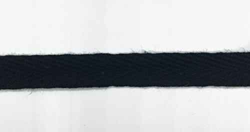 Trimplace Black 3/8 Inch Twill Tape - 18 yards