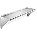 GRIDMANN NSF Stainless Steel Kitchen Wall Mount Shelf Commercial Restaurant Bar w/ Backsplash - 12" x 48" primary