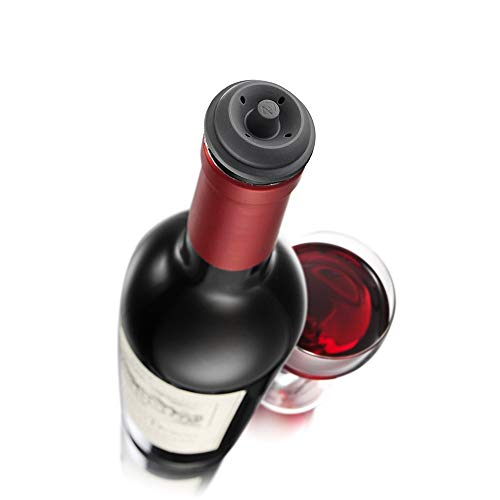 Wine Bottle Saver Vacuum Stoppers Preserver Saver Vacu Vin Set of 6 - Thumbnail 2