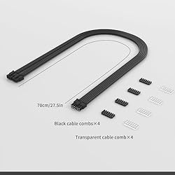 Sirlyr Corsair 12vhpwr Cable,12+4 Pin to Dual 8 Pin