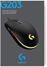 Logitech G203 Lightsync Gaming Mouse 8000 DPI 6 Programmable Buttons Black view 10