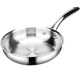 Duxtop Whole-Clad Tri-Ply Stainless Steel Stir-Fry Pan Kitchen Induction Cookware 10 Inches
