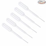 JPSOR 300pcs 0.2ml Disposable Plastic Transfer Pipettes