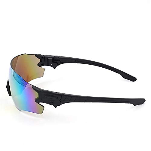 KCCCC Polarisierte Sport Sonnenbrille Black Frame Polarisations-Brille im Freien Sportbrille UV-Schutz-Treiber-Glas… – Bild 4