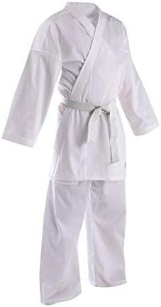 Mor Sporting Karate Uniform White Full Set with Shirt, Pant & White Belt