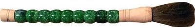 Asian Loft CB-737 Colored Jade Calligraphy Brush, 20", Green