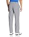 IZOD Men's Flat Front Traditional Slim Fit Basic Microtwill Golf Pant, Deep Silver Nickel, 36W x 30L