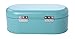 Large Bread Box for Kitchen Counter - Bread Bin Storage Container With Lid - Metal Vintage Retro Design for Loaves, Sliced Bread, Pastries, Teal, 17 x 9 x 6 Inches
