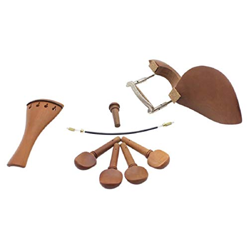 image for Chienti - SET 4/4 Violin Chin Rest Chinrest Jujube Wood with Tuning Pe