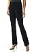 Rekucci Women's Secret Figure Pull-On Knit Bootcut Pant w/ Tummy Control (8,Black)