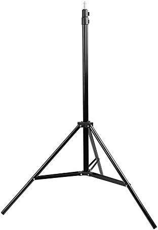 EFOTOPRO Video Light Tripod Stand, with 1/4" Screw Adjustable 3-Section Photography Lighting Stands for Light, Lamps, Reflectors, Umbrellas, Difusser etc. (Including Bag)