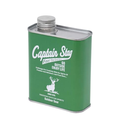 キャプテンスタッグ(CAPTAIN STAG) アウトドア 燃料入れ パラフィンオイル用 ブリキ缶 400 グリーン UM-1637商品画像