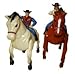 Wild West Galloping Horse and Cowboy/Cowgirl Rider - Battery Operated Western Cowboy Horse Riding Toy for Kids (Exact Unit May Vary)