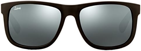 The Starter - Silver Mirrored Sunglasses - Men and Women - Fashionable Designer Look with Colored Sunglass Lenses - Rubber Frames - Unisex Travel Eyeglasses with UV400 Protection - Variety of Colors