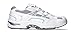 Vionic Women's Walker Classic Walking Shoes with Concealed Orthotic Arch Support White and Blue Leather 9 Medium US