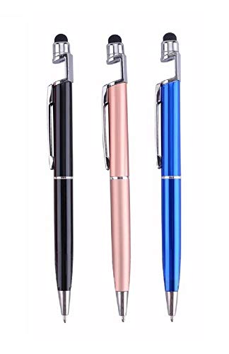 FEDUS® Universal 3 in 1 Capacitive Stylus Pen with Mobile Stand Holder, Writing Pen, Capacitive Pen for Mobile use, Compatible for Android Touch Screen Smart Phones and Tablets (Multicolor) Pack of 3 FEDUS® Universal 3 in 1 Capacitive Stylus Pen with Mobile Stand Holder, Writing Pen, Capacitive Pen for Mobile use, Compatible for Android Touch Screen Smart Phones and Tablets (Multicolor) Pack of 3