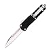 HaoMing Knives Double Action Out The Front Safety Knife Black